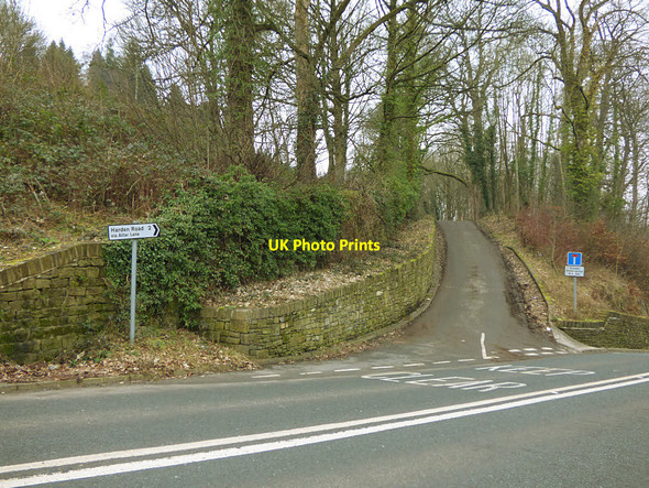 Photo 6"x4" East end of Altar Lane, Harden Road, Bingley Bingley\/SE1139 c2018
