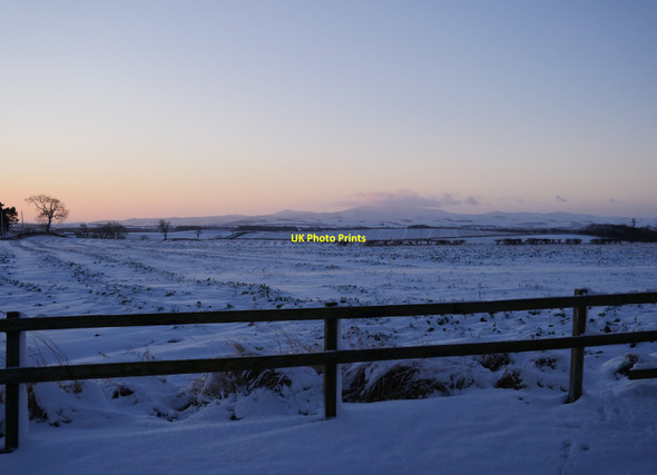 Photo 6"x4" Snow in The Merse Hilton\/NT8850 c2018