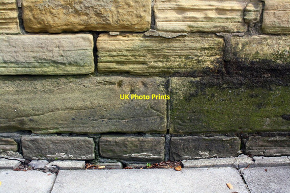 Photo 6"x4" Benchmark on #306 Manningham Lane Bradford\/SE1632 c2017
