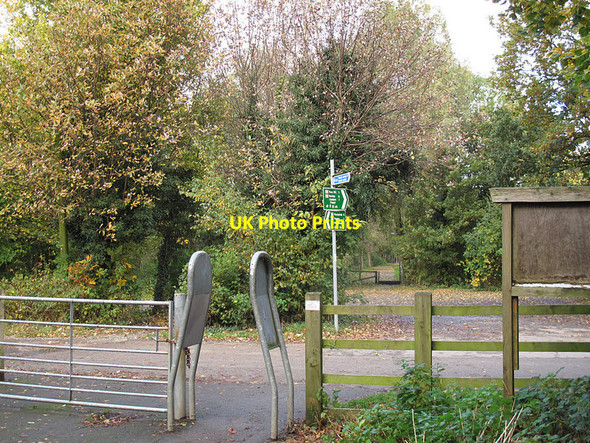 Photo 6"x4" Middlewood Way crosses Wood Lane Marple c2016