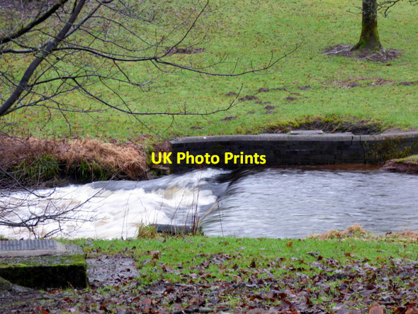 Photo 6"x4" Weir on Allander Water Milngavie c2018 P1