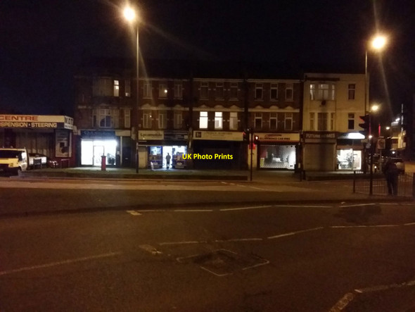 Photo 6"x4" Shops on Harrow Road, Sudbury Wembley c2018