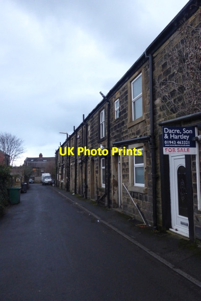 Photo 6"x4" Terraced houses along Crow Lane Otley\/SE2045 c2017