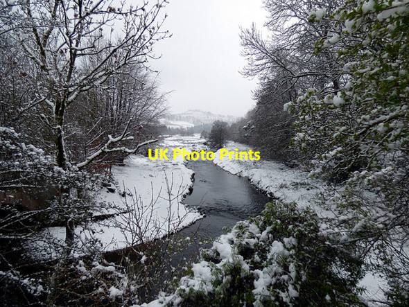Photo 6"x4" Kip Water in the snow Inverkip c2017 P1