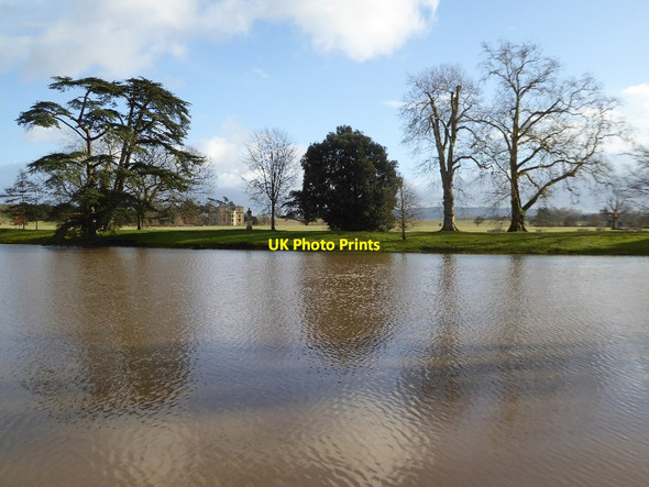 Photo 6"x4" The lake in Croome Park High Green\/SO8745 c2018
