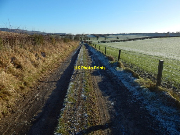 Photo 6"x4" Farm track Ardoch\/NS3676 c2018 P1