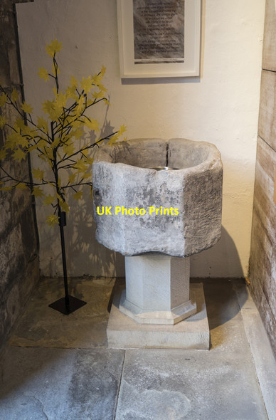 Photo 6"x4" Holy Trinity, Micklegate, York - Font York\/SE5951 c2017