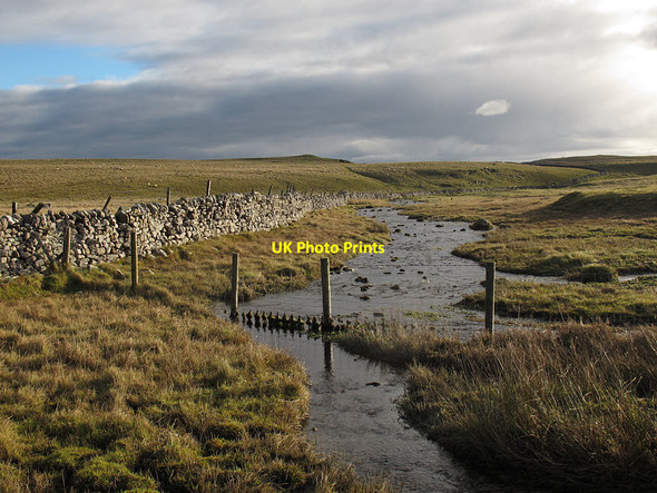 Photo 6"x4" Malham Water, looking downstream Water Houses\/SD8867 c2016