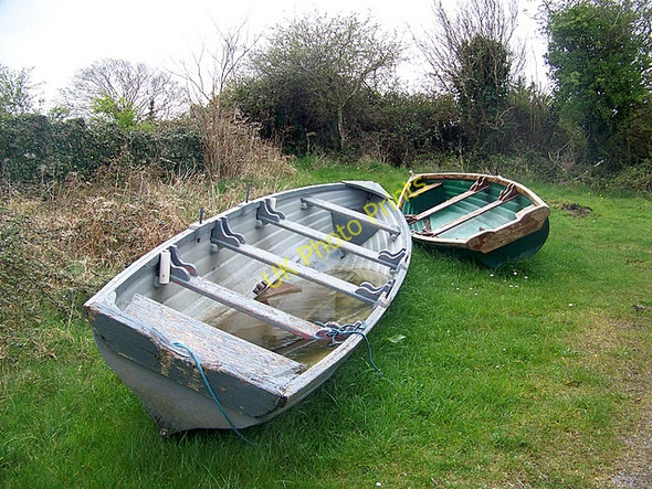 Photo 6"x4" Fishing boats, Lough Corrib Carrowmoreknock c2009