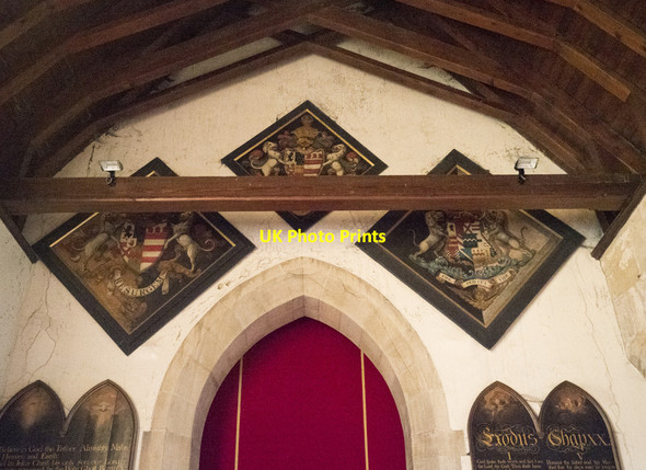 Photo 6"x4" St Mary, Myton on Swale - Hatchments Myton-on-Swale c2017