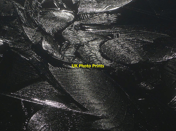 Photo 6"x4" Ice patterns, Bell Crags Watendlath c2018