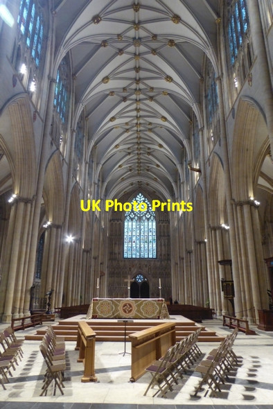 Photo 6"x4" Nave in the Minster York\/SE5951 c2018