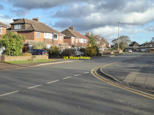 Photo 6"x4" Meadow Road, Wythall Grimes Hill c2018