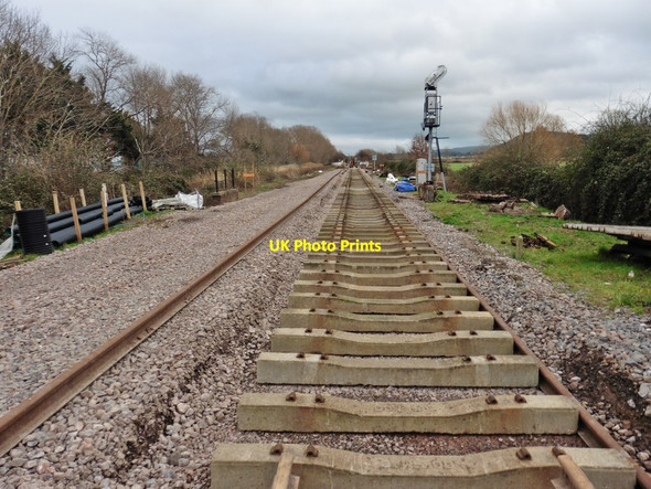 Photo 6"x4" Winter track replacement, West Somerset Railway Minehead c2018