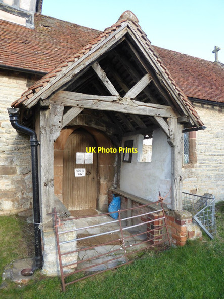 Photo 6"x4" Porch to Morton Bagot church Morton Bagot c2018