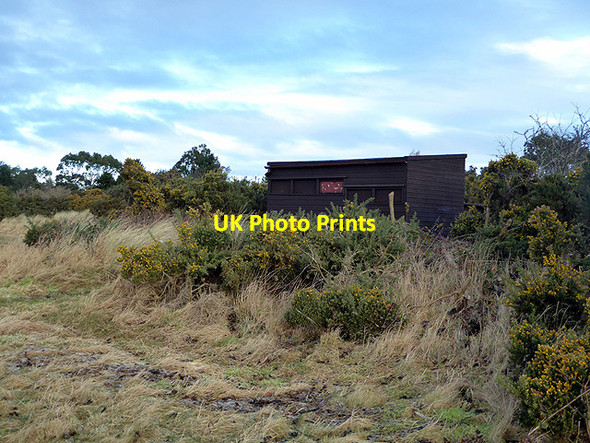 Photo 6"x4" Bird watching hide beside Findhorn Bay Findhorn c2018