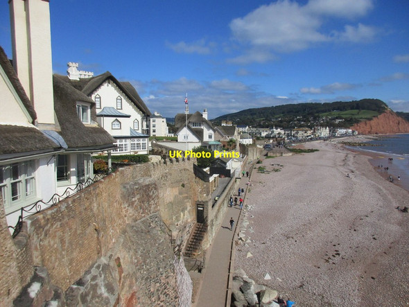 Photo 6"x4" Cottages orn\u00c3\u00a9s Sidmouth c2017