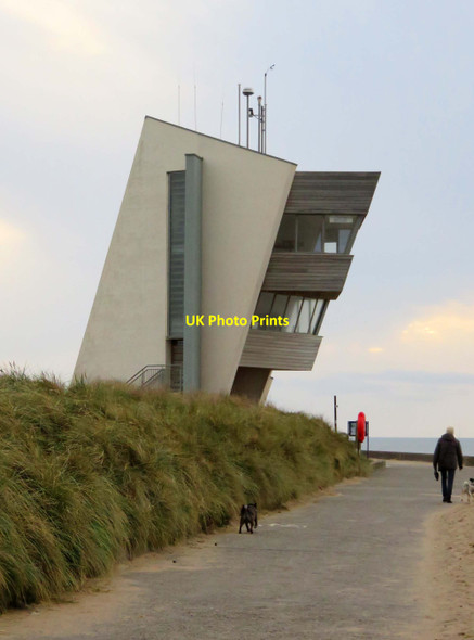 Photo 6"x4" N.C.I. Rossall Point by the Lancashire Coastal Way Fleetwood c2017