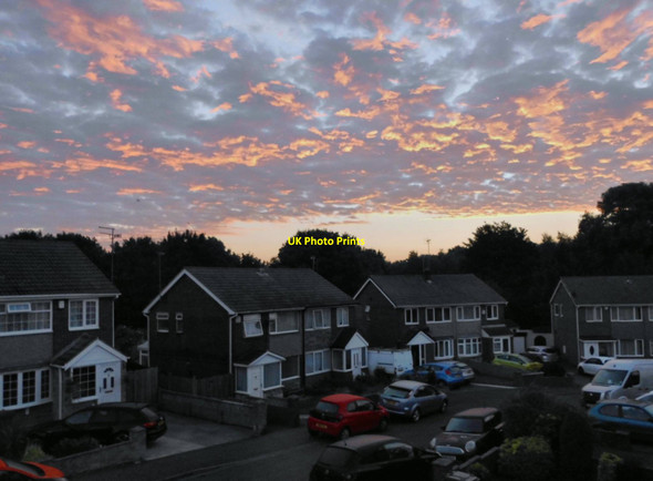 Photo 6"x4" Sunrise from home Airedale\/SE4525 c2016