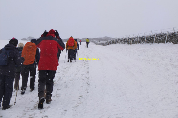 Photo 6"x4" Winter walking, Eddleston Eddleston c2018