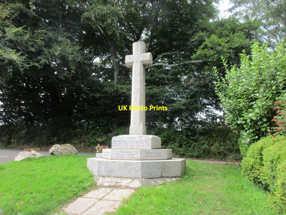 Photo 6"x4" War Memorial, Salcombe Regis Sidmouth c2017