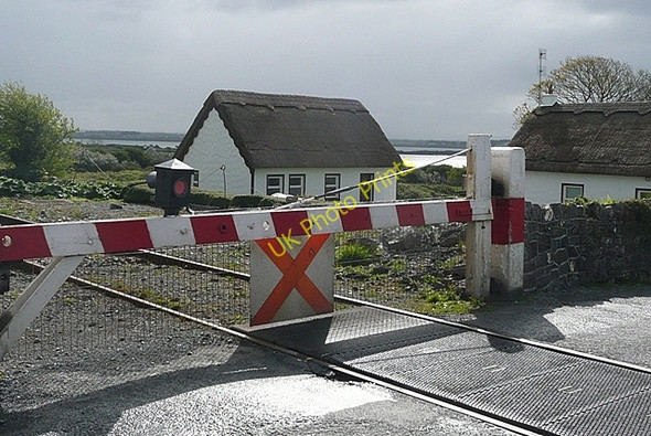 Photo 6"x4" Rosshill level crossing Oranmore c2009