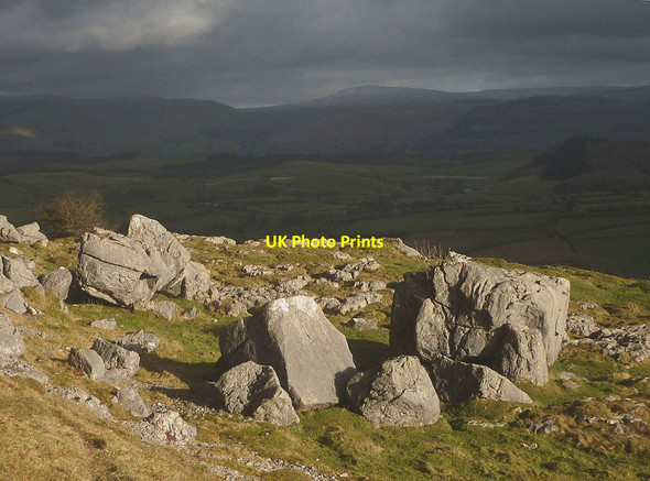 Photo 6"x4" Limestone boulders, Newbiggin Crags Newbiggin\/SD5579 c2018