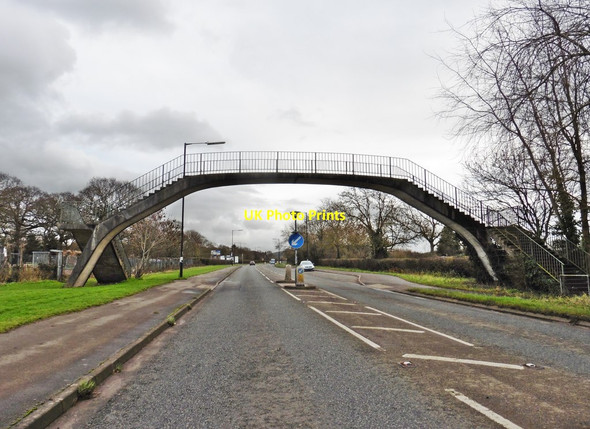 Photo 6"x4" Footbridge on A371 near Locking Locking c2018