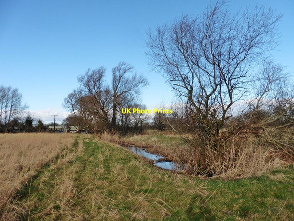 Photo 6"x4" Drain, east of 'Riverside' Banwell c2018
