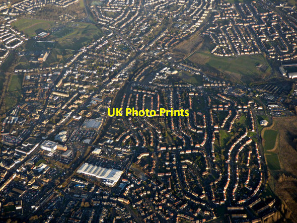 Photo 6"x4" Airdrie from the air Airdrie\/NS7665 c2017