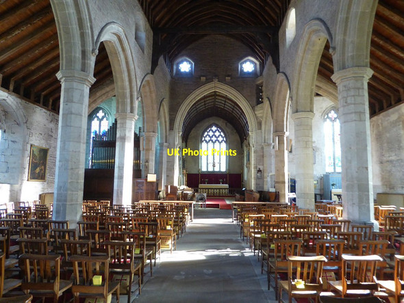 Photo 6"x4" Interior of St Mary's church, Pembridge Pembridge c2018