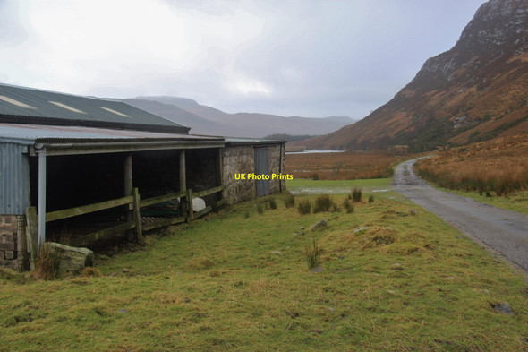 Photo 6"x4" Farm building at Muiseal in Strathmore Allt a' Mhuiseil c2018