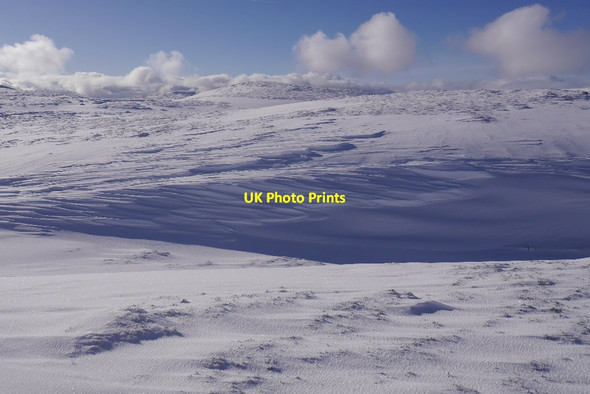 Photo 6"x4" Summit plateau, Stonefield Hill Blue Craigs c2018