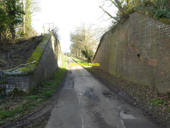 Photo 6"x4" The site of a dismantled railway bridge Forg c2018