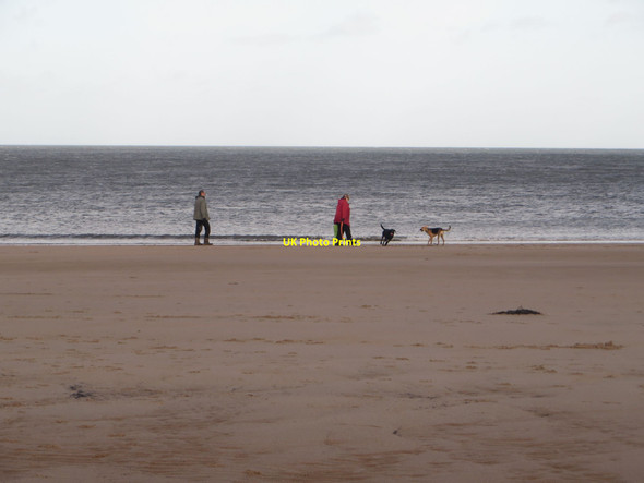 Photo 6"x4" On the beach north of Cresswell Cresswell\/NZ2993 c2018