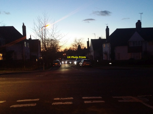 Photo 6"x4" Temple Fortune Hill at the junction of Willifield Way Finchley c2018