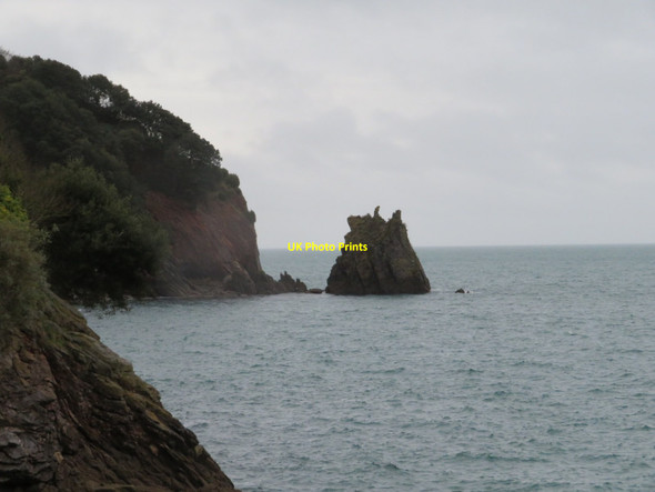 Photo 6"x4" Saddle Rock, Torquay Ellacombe c2018