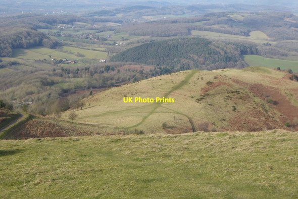 Photo 6"x4" End Hill viewed from North Hill Great Malvern c2018