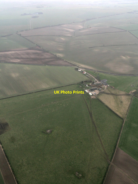 Photo 6"x4" Binbrook Walk House and bridleway to SSE: aerial 2018 Kelstern c2018
