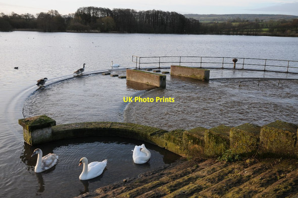 Photo 6"x4" Spillway, Chew Valley Lake North Widcombe c2018