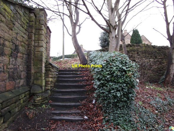 Photo 6"x4" Steps up to Church Lane, Thornhill Thornhill\/SE2518 c2018