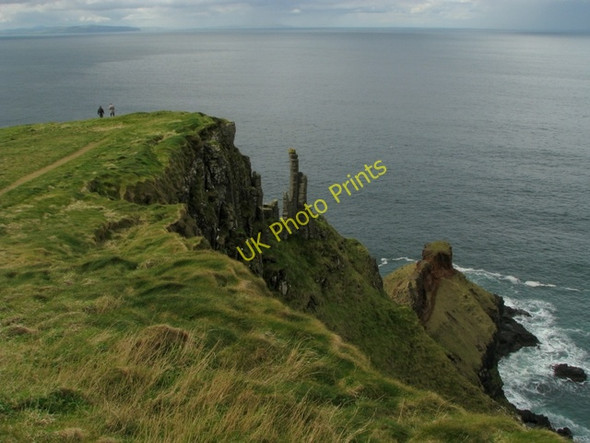 Photo 6"x4" Above Port na Spaniagh Dunseverick c2009