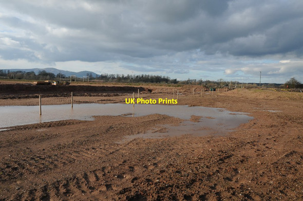 Photo 6"x4" Gravel extraction site, Ryall Court Farm Holly Green\/SO8641 c2018