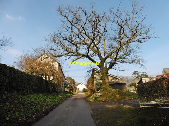 Photo 6"x4" Approaching Church Green from the south Church Green\/SY1796 c2018