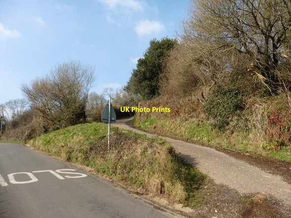 Photo 6"x4" Track to Ball Farm Church Green\/SY1796 c2018