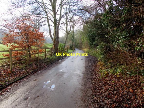 Photo 6"x4" Woodside Lane, King's Stanley Leonard Stanley c2017