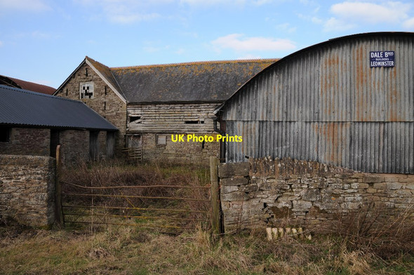 Photo 6"x4" Farm buildings at Fenhampton Weobley c2018