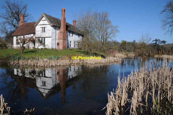 Photo 6"x4" Moat and Lower Brockhampton Bringsty Common c2018