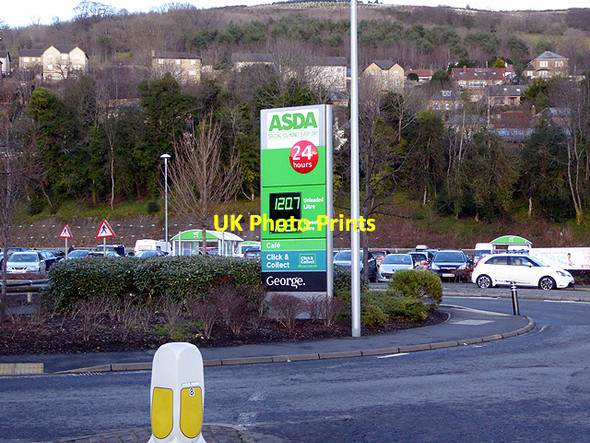 Photo 6"x4" Asda Fuel prices in Galashiels Galashiels c2018