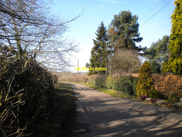 Photo 6"x4" Sutton Lane leaving Etwall Etwall c2018